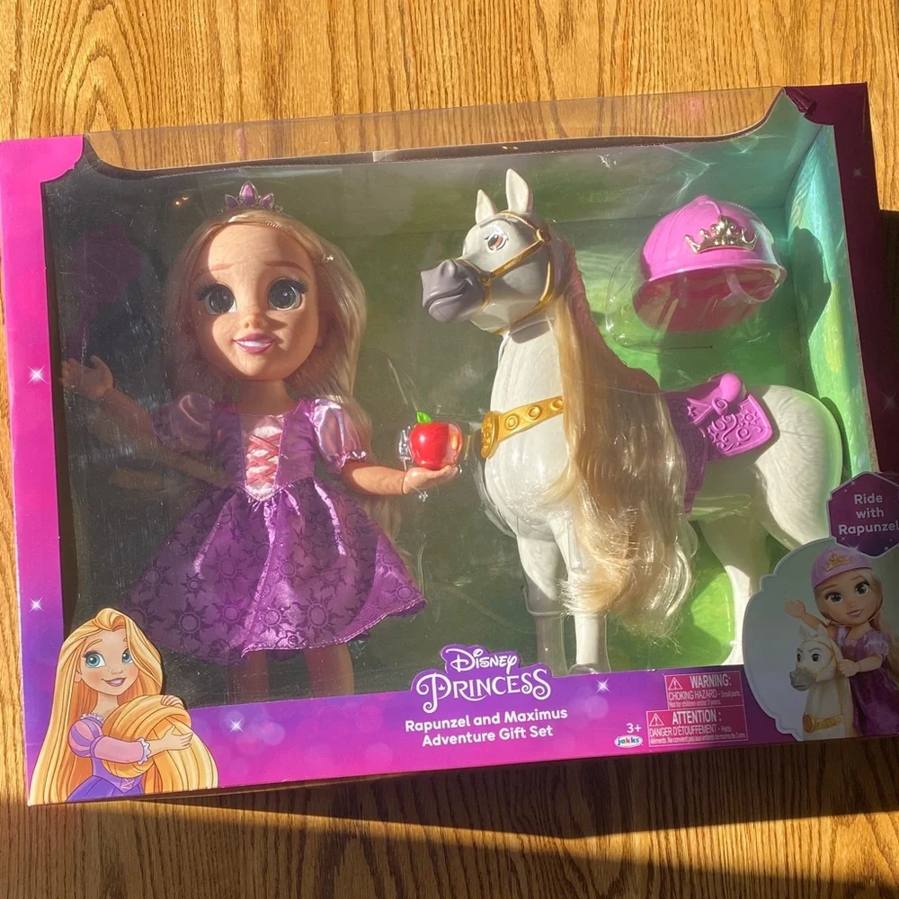 Disney Princess Rapunzel Doll with Maximus Horse - - Picture 1 of 4